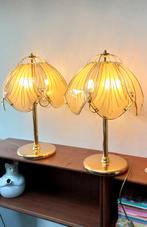 Hollywood Regency Honsel design tafellampen  lotus design, Ophalen, Overige materialen, Gebruikt, .