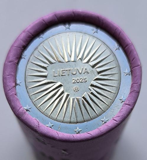 Litouwen. 2 Euro 2025 "Defence" (25 pieces) in roll, Postzegels en Munten, Munten | Europa | Euromunten, Losse munt, 2 euro, Overige landen