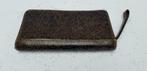 FOSSIL  clutch polstasje organizer bruin leder (nr F210), Ophalen of Verzenden