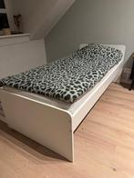 Prima bedframe wit, 90x200 met lattenbodem en matras, Ophalen, Gebruikt, 90 cm, Eenpersoons