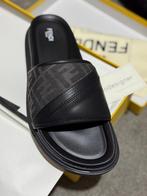 Fendi slider, Kleding | Heren, Schoenen, Slippers, Verzenden, Zwart, Nieuw