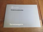 Nieuw onderhoudsboekje Mercedes 250 GD, 300 GD 12-1989, Ophalen of Verzenden