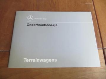 Nieuw onderhoudsboekje Mercedes 250 GD, 300 GD 12-1989 beschikbaar voor biedingen