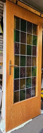 Glas-in-lood binnendeur volledig intact, Glas, 80 tot 100 cm, Gebruikt, Ophalen