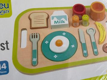 Ontbijtset van hout, andreu toys, nieuw! beschikbaar voor biedingen