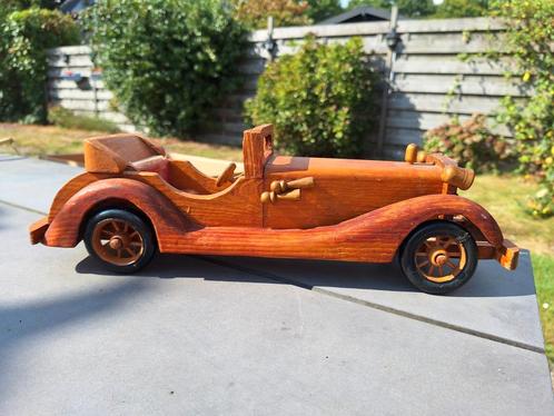 Houten Vintage Speelgoedauto, Antiek en Kunst, Antiek | Speelgoed, Ophalen of Verzenden
