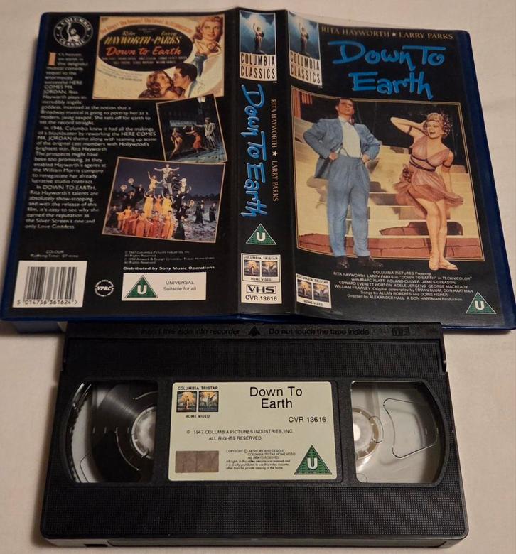 Down To Earth VHS Classic IMPORT, Cd's en Dvd's, VHS | Film, Gebruikt, Actie en Avontuur, Alle leeftijden, Ophalen of Verzenden
