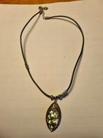 Vintage Alpaca Mexico Ketting met Hanger, Overige materialen, Gebruikt, Overige voorstellingen, Ophalen of Verzenden