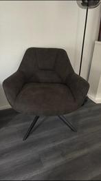 Draai fauteuil met poef, Ophalen, Zo goed als nieuw, Grijs, Eén