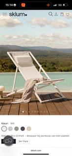 Strandstoel ligstoel sklum ligbed NIEUW, Ophalen of Verzenden, Zo goed als nieuw, Metaal