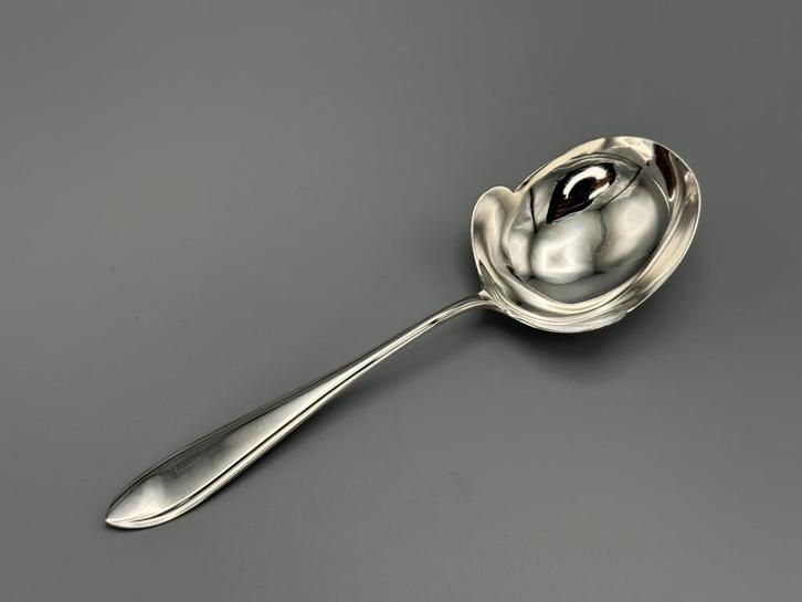 Zilveren aardappellepel, Begeer, Puntfilet, anno 1927, Antiek en Kunst, Antiek | Goud en Zilver, Ophalen of Verzenden