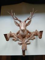 Retro, vintage kapstok "Hert met gewei", Ophalen of Verzenden