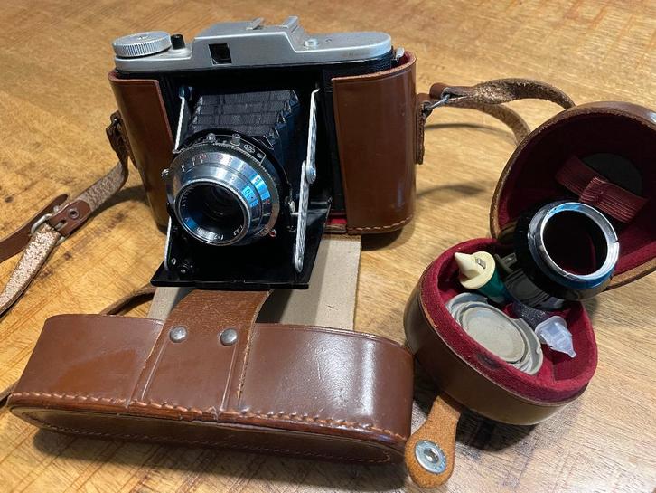 Adox Golf 6x6 vouwcamera fototoestel vintage, Verzamelen, Fotografica en Filmapparatuur, Fototoestel, 1940 tot 1960, Ophalen of Verzenden