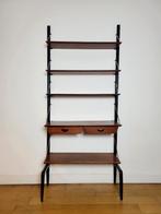Vintage modulair wandmeubel van Louis van Teeffelen, Ophalen, Met plank(en), Gebruikt, Teakhout
