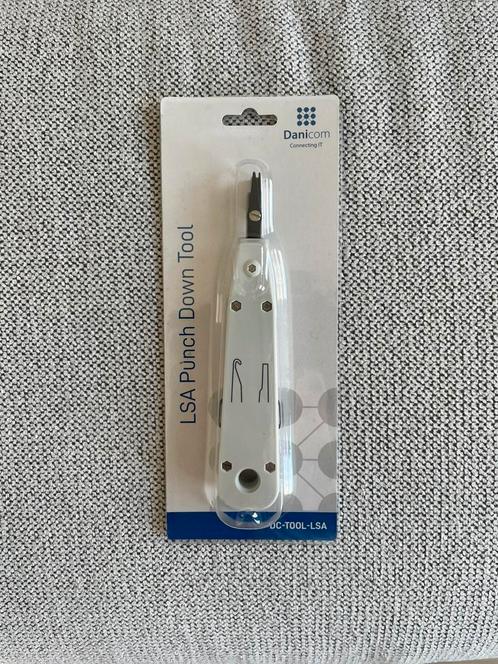 Danicom LSA punch down tool met schaar (dogger) - LSA Tang, Doe-het-zelf en Verbouw, Gereedschap | Handgereedschap, Zo goed als nieuw
