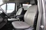 Ford Transit Custom 2.0 TDci L2 H1 Limited DC Automaat Leer, Auto's, Euro 6, 4 cilinders, Adaptive Cruise Control, Bedrijf