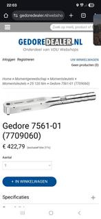 Gedore 7561-01 Momentsleutel 25-120 Nm, Ophalen of Verzenden, Nieuw