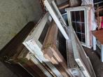 Partij Ramen en Kozijnen - Hout & Glas, Doe-het-zelf en Verbouw, Deuren en Horren, Ophalen, Gebruikt, Minder dan 80 cm, Overige typen