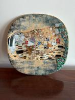 Klimt "Der Kuss" Lilien Austria Porselein Bord 1990 Limited, Ophalen of Verzenden