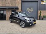 Fiat 500 L 0.9 TwinAir Lounge Panorama dak Airco Navi Elk.Ra, Gebruikt, Leder en Stof, Zwart, Origineel Nederlands