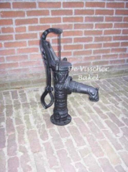 pomp gietijzer zwengelpomp nostalgisch regenton wijnvat kuip, Tuin en Terras, Regentonnen, Nieuw, Hout, 150 liter of meer, Met pomp