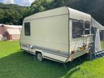 Zeer nette Adria Optima met nieuwe Dorema tent, Caravans en Kamperen, Treinzit, Particulier, Omvormbare zithoek, Adria