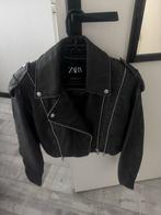 Zwarte Zara Biker Jack maat xs, Ophalen of Verzenden, Zo goed als nieuw, Overige maten, Zwart