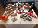 Houten treinset gereserveerd, Kinderen en Baby's, Speelgoed | Houten speelgoed, Ophalen, Gebruikt, Overige typen