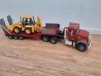 Bruder Mack Dieplader met Werktractor, Ophalen