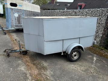 Aanhanger enkel asser 750 kilo beschikbaar voor biedingen