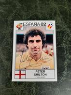 Handtekening Peter Shilton keeper England jaren '80, Ophalen of Verzenden, Zo goed als nieuw, Buitenlandse clubs, Poster, Plaatje of Sticker