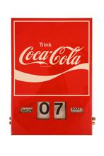 Coca-Cola eeuwig durende kalender, Verzamelen, Ophalen of Verzenden, Gebruikt, Reclamebord