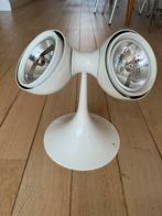 Philips Lirio Pallo space age design spots, kleur wit, Ophalen of Verzenden, Gebruikt, Plafondspot of Wandspot, Halogeen