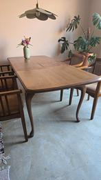 Eettafel uitschuifbaar, Huis en Inrichting, Tafels | Eettafels, Ophalen, Gebruikt, Vijf personen of meer, 100 tot 150 cm