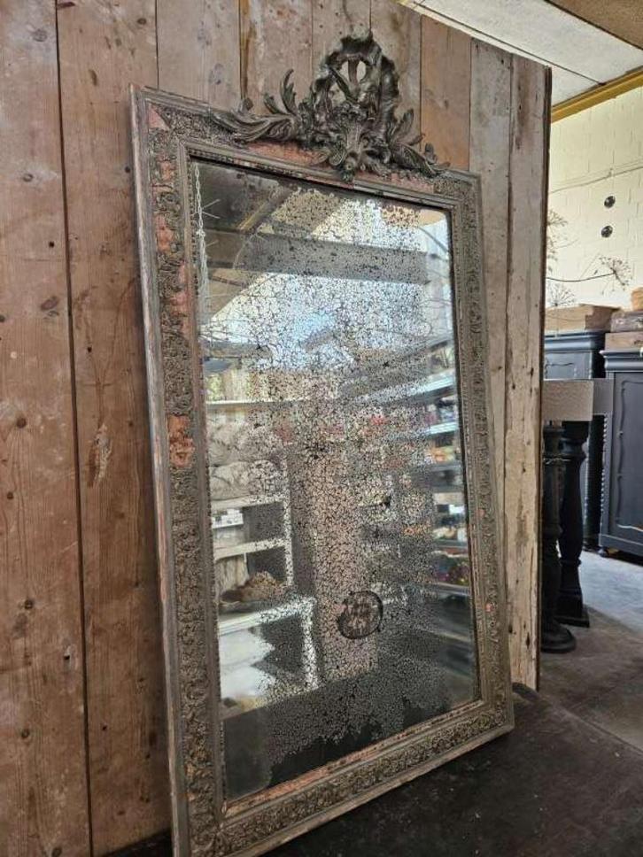 antieke franse spiegel ``WOONWINKEL RUSTIEK``, Antiek en Kunst, Antiek | Spiegels, Ophalen