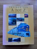 Boek Treinen van A tot Z geschiedenis informatief treinen, Boeken, Vervoer en Transport, R. Tufnell, Ophalen of Verzenden, Zo goed als nieuw
