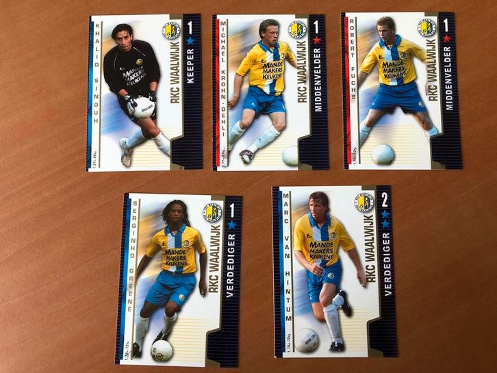 ALLSTARS TRADING CARD GAME Eredivisie seizoen 2004-2005 RKC, Hobby en Vrije tijd, Stickers en Plaatjes, Zo goed als nieuw, Meerdere plaatjes