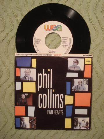Phil Collins 7" Vinyl Single: ‘Two hearts’ (Duitsland) beschikbaar voor biedingen