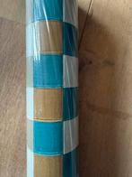 Lederlook Behang - Stijlvol & Uniek!, Ophalen of Verzenden, Minder dan 10 m², Blauw