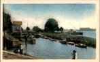Schoonhoven Watertoren en Gasfabriek metvolk st 1924