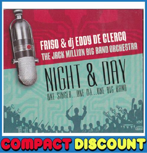 CD Friso & Eddy De Clercq Jack Million Big Band Night & Day, Cd's en Dvd's, Cd's | Jazz en Blues, Zo goed als nieuw, Jazz, 1980 tot heden