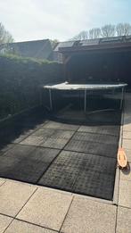 Rubberen speeltegels 100x100, Tuin en Terras, Ophalen of Verzenden, Zo goed als nieuw, Overige materialen