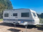 6 persoos hobby 495 met stapelbed, Caravans en Kamperen, Caravans, Stapelbed, Rondzit, Particulier, Disselslot