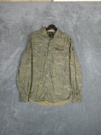 PME Legend Blouse Overhemd L Groen Camouflage Lange Mouw, Ophalen of Verzenden, Zo goed als nieuw, Halswijdte 41/42 (L), Pme Legend