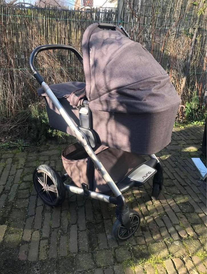 Nuna Kinderwagen, Kinderen en Baby's, Kinderwagens en Combinaties, Gebruikt, Combiwagen, Overige merken, Duowagen, Luchtbanden