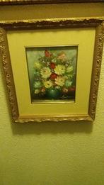olieverf op doek stilleven bloemen, Antiek en Kunst, Ophalen