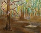 Acryl Schilderij - Landschap - Goed Doel, Ophalen of Verzenden