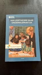 Jos van der Wal - Van leertheorie naar onderwijspraktijk, Boeken, Jos van der Wal; Tjipke van der Veen, Ophalen of Verzenden, Zo goed als nieuw