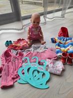 Erg mooie babyborn 36 cm met kleding setjes, Ophalen of Verzenden, Zo goed als nieuw, Babypop