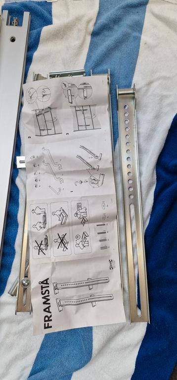 Ikea Besta Framstä TV Meubel achterwand glas en platen 240 - afbeelding 3